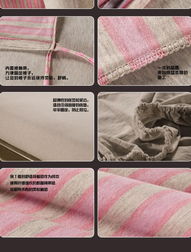 舒適與實惠的完美結合 2014絎縫床笠式全棉條紋床品四件套特價促銷